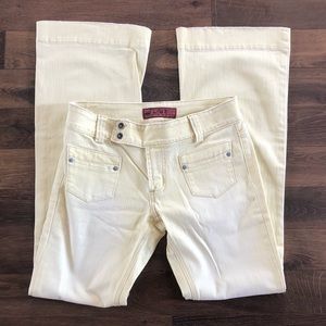 Hot Kiss Yellow Flare Jeans